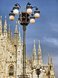 Фотообои Фонарь у Миланского собора 200х270 см из коллекции Divino Decor