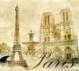 Фотообои Париж винтаж 300х270 см из коллекции Divino Decor