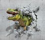 Фотообои Динозавр объемный  300х270 см из коллекции Divino Decor