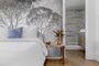 Фотообои F-380 Дерево на сером фоне 300х270